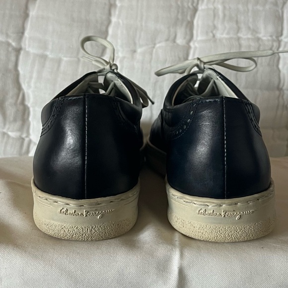 Salvatore Ferragamo Black and White Oxfords - Picture 4 of 5